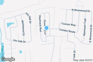 Map image of the property - 834 Dovefield Ln