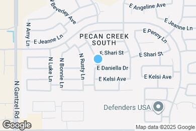 Map image of the property - 894 E Daniella Dr