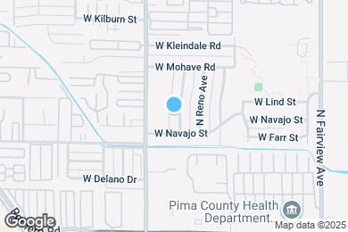 Map image of the property - 3233 N El Tovar Ave