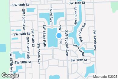 Map image of the property - 1500 SW 152nd Plz