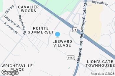 Map image of the property - 1600 Sturdivant Dr