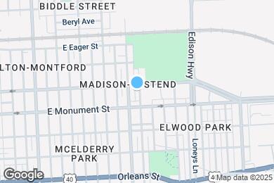 Map image of the property - 724 N Curley St