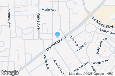 Map image of the property - 7726 University Ave