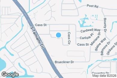 Map image of the property - 7330 Cass Cir