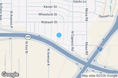 Map image of the property - 2104 N. Ave. J-A