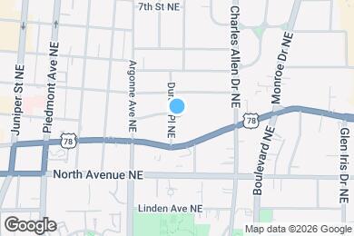 Map image of the property - 691 Durant Pl NE
