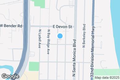 Map image of the property - 6120 N Kent Ave