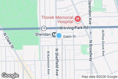 Map image of the property - 949 W Dakin St