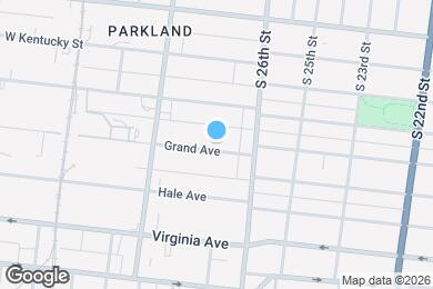 Map image of the property - 2633 Grand Ave