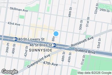 Map image of the property - 43-33 46th St
