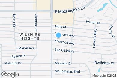 Map image of the property - 6421 Kenwood Ave