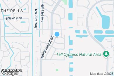 Map image of the property - 3919 NW 72nd Dr