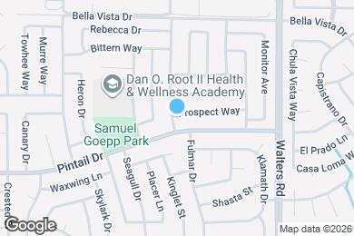 Map image of the property - 1401 Prospect Way