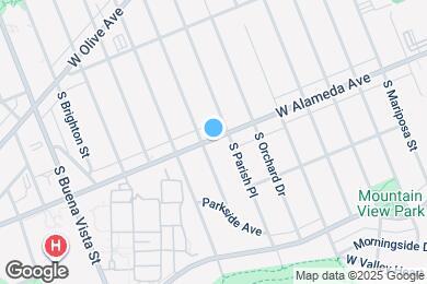 Map image of the property - 1914 W Alameda Ave