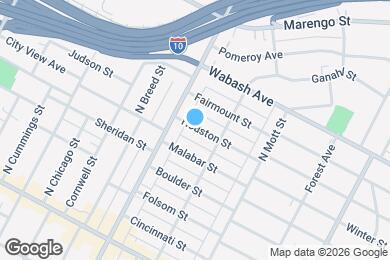 Map image of the property - 2428 Houston St