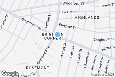 Map image of the property - 416 Brighton Ave