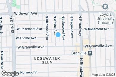 Map image of the property - 6229 N Wayne Ave