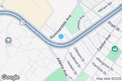 Map image of the property - 4832 E Roosevelt Blvd