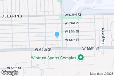 Map image of the property - 5618 W 64th Pl