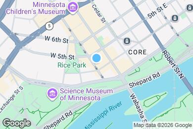 Map image of the property - 350 St Peter St