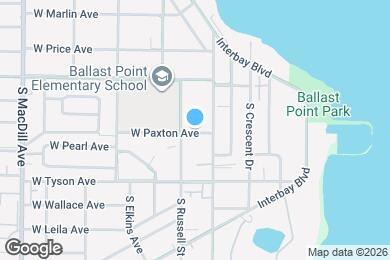Map image of the property - 5221 Bayshore Blvd