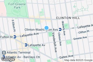Map image of the property - 338 A Clermont Ave