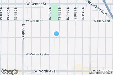 Map image of the property - 6424 W Wright St