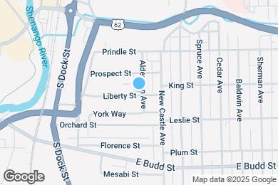 Map image of the property - 381 Liberty St