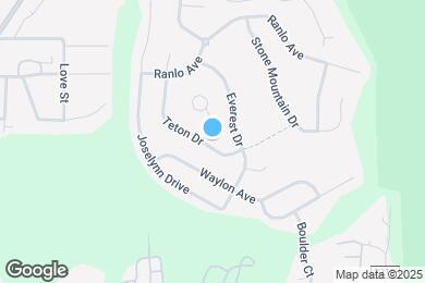 Map image of the property - 3109 Teton Dr