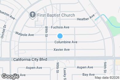 Map image of the property - 9007 Columbine Ave