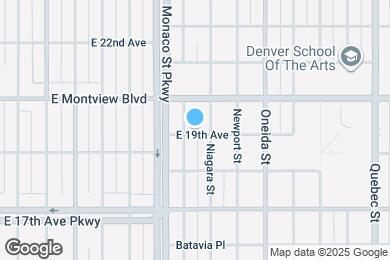 Map image of the property - 6615 E 19th Ave