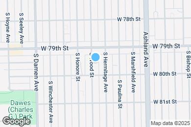Map image of the property - 7935 S Wood St