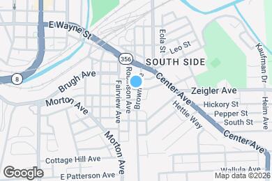 Map image of the property - 214 Brown Ave