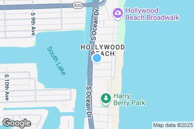 Map image of the property - 801 S Ocean Dr