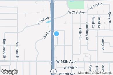 Map image of the property - 6935 Webster St