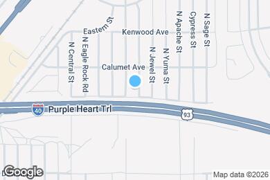 Map image of the property - 3225 N Yavapai St