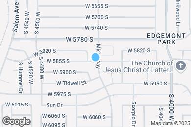 Map image of the property - 4281 W 5855 S