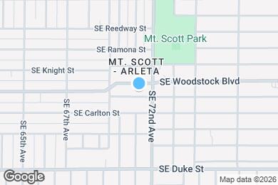 Map image of the property - 7109 SE Martins St