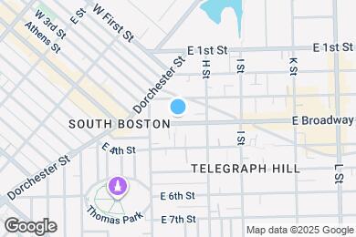 Map image of the property - 536 E Broadway