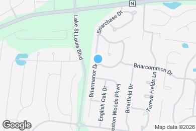 Map image of the property - 1702 Briarmanor Dr