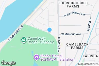 Map image of the property - 5509 N 108th Ave