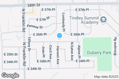 Map image of the property - 8302 E 36th St