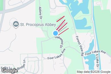 Map image of the property - 5821 Oakwood Dr
