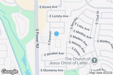 Map image of the property - 6928 E Madero Ave