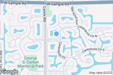 Map image of the property - 3667 Carambola Cir N