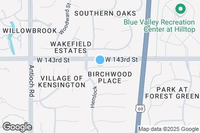 Map image of the property - 8114 W 143rd Ter