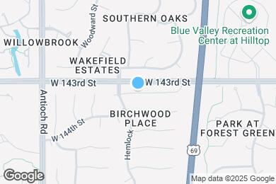 Map image of the property - 8134 W 143rd Ter