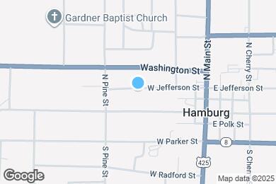 Map image of the property - 409 W Jefferson St