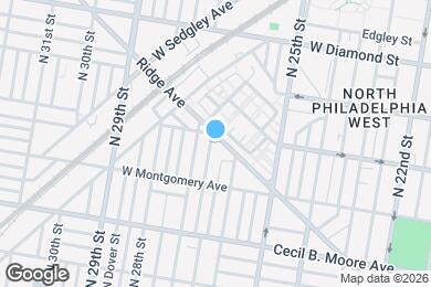 Map image of the property - 2626-28 Ridge Ave