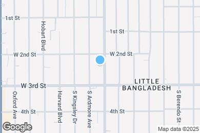 Map image of the property - 229 S. Normandie